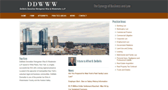 Desktop Screenshot of ddw-law.com